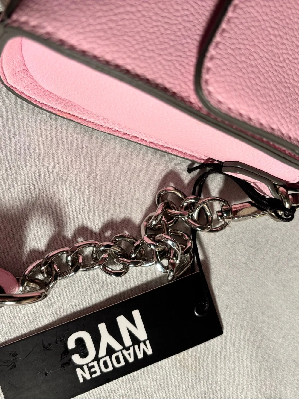 Steve Madden Pink Floral Applique Crossbody Bag